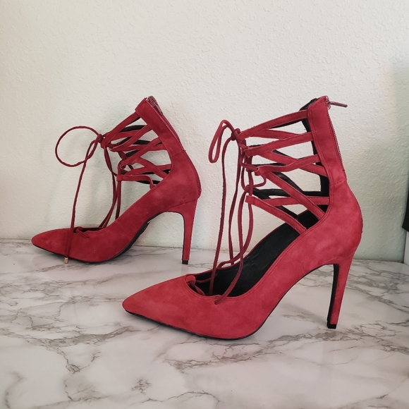 Jeffery Campbell x Free People Hierro LaceUp Heels - Picture 4 of 9